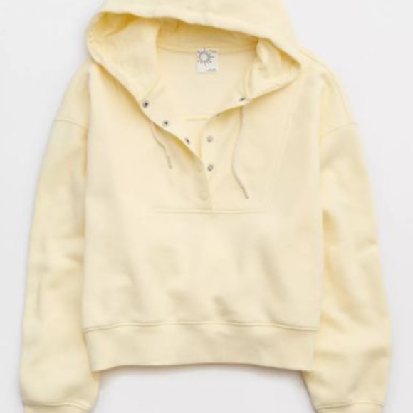 Aerie Cloud Fleece Snap Hoodie & Jogget set - L - Picture 1 of 10